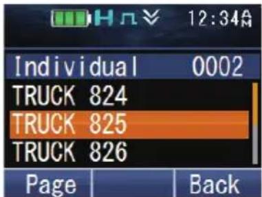 12:34A Individual 0002 TRUCK 824 TRUCK 825 TRUCK 826 Page Back