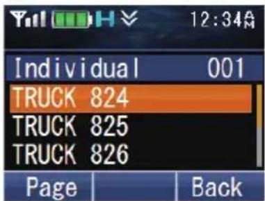 12:34A Individual 001 TRUCK 824 TRUCK 825 TRUCK 826 Page Back