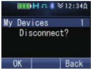 My Devices 1 Disconnect?