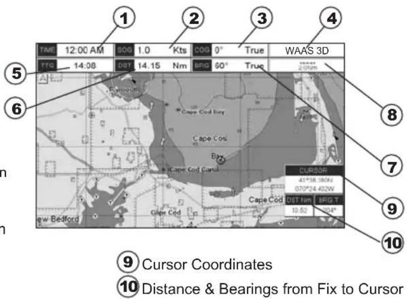 Standard Horizon CPF390i - Single Chart Page - 1
