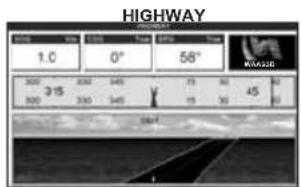 Standard Horizon CPF390i - SELECTING PAGES USING SOFT KEYS - 3
