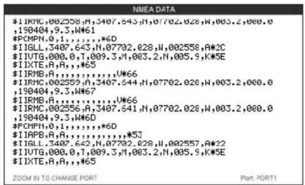 Standard Horizon CPF390i - NMEA DATA PAGE - 2