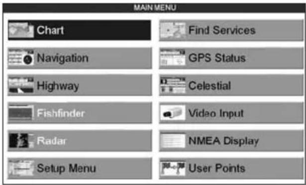 Standard Horizon CPF390i - Selection by MENU - 1
