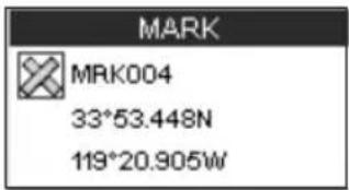 Standard Horizon CPF390i - EDITING A MARK - 1
