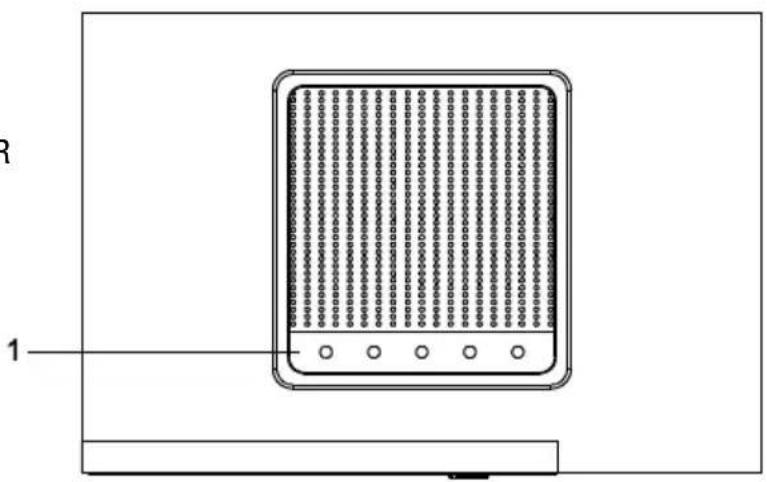 Soundmaster UR180HBR - ÜBERSICHT DER TASTEN - 1