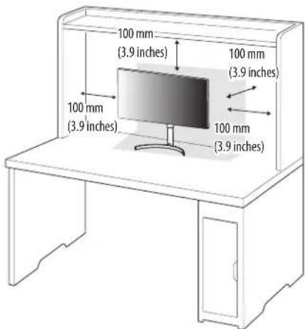 LG 32UL950 - Installing on a Table - 1