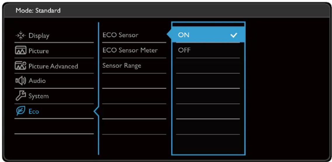 BENQ BL2480T - ECO menu (selected models only) - 1