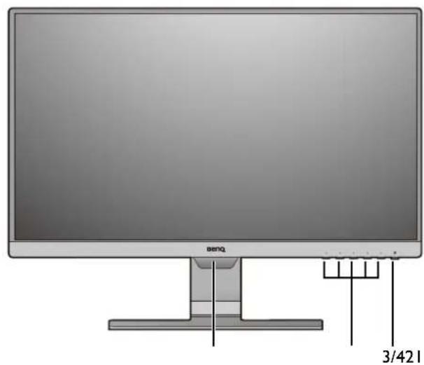 BENQ BL2480T - Front view - 1