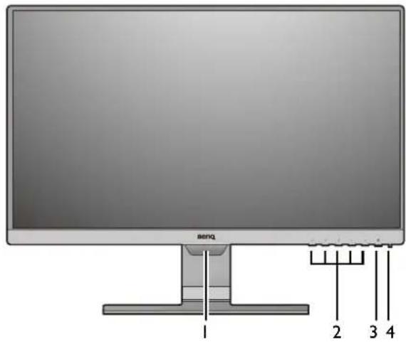 BENQ BL2480T - Front view - 2