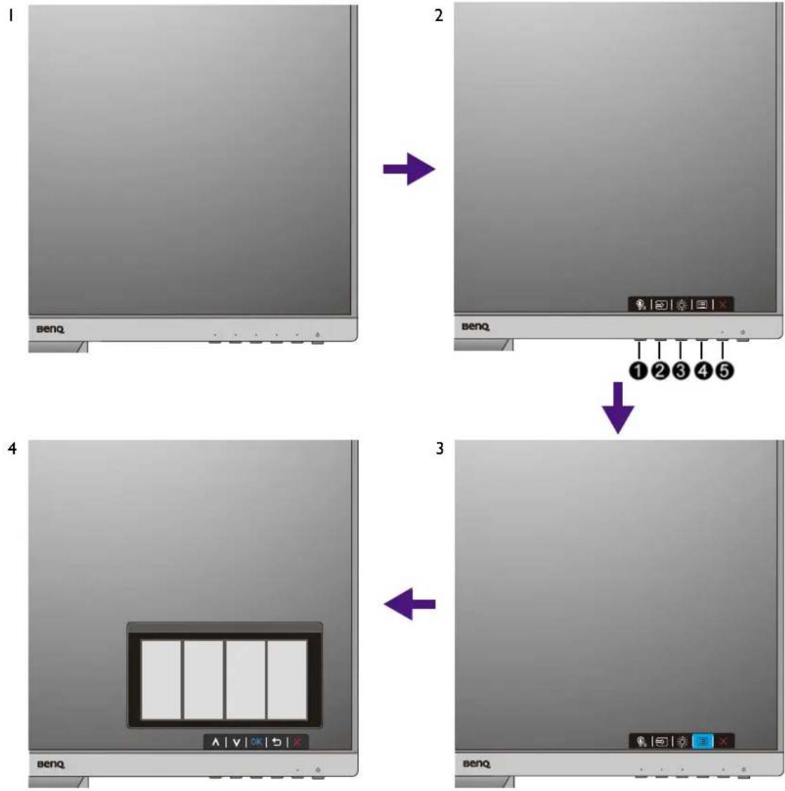 BENQ BL2480T - Basic menu operation - 1