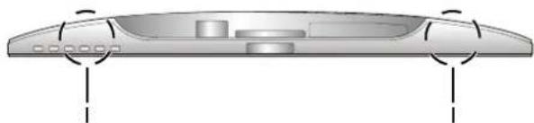 BENQ BL2480T - Bottom view - 1