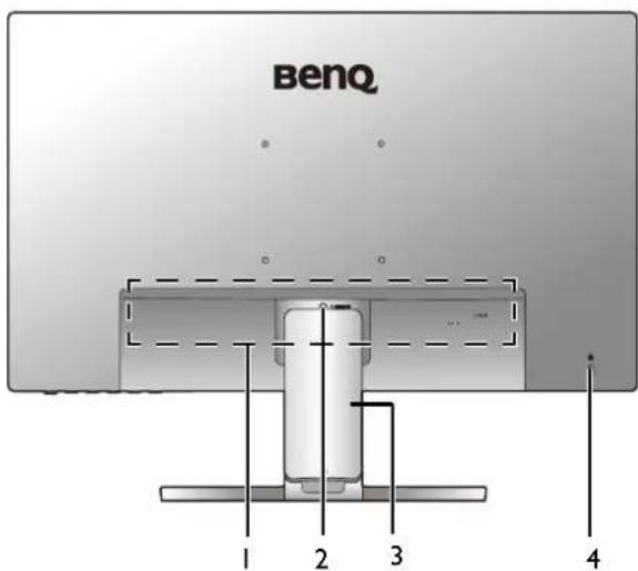 BENQ BL2480T - Back view - 1