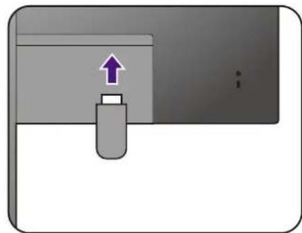 BENQ BL2480T - Install the cable cover. - 4