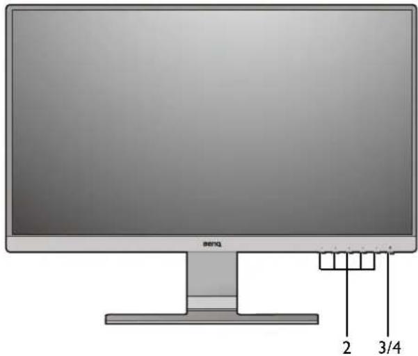 BENQ BL2480T - Front view - 3