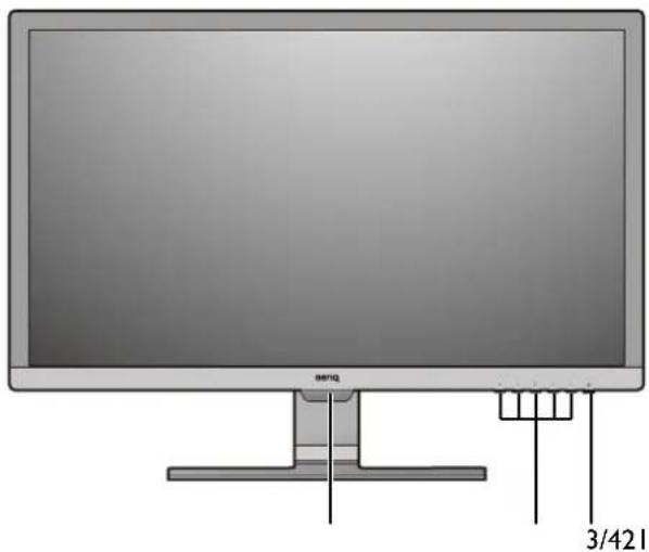 BENQ BL2480T - Front view - 4