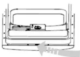 Exquisit EGSP 9510 E/B - Reinigen der Tür - 1