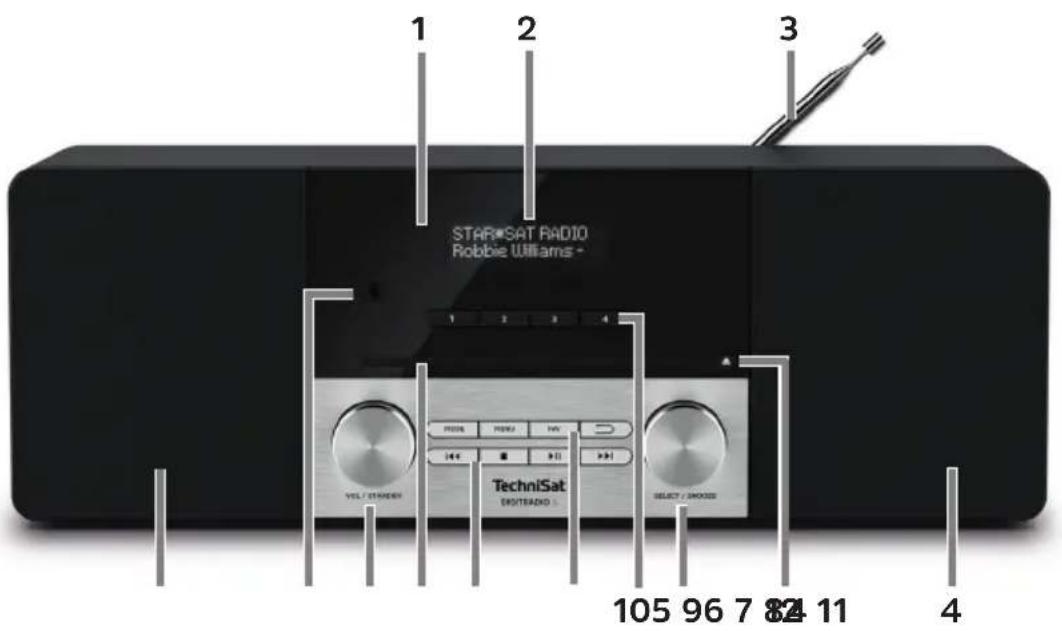 TECHNISAT Digital 3 - Ansicht von vorne - 1