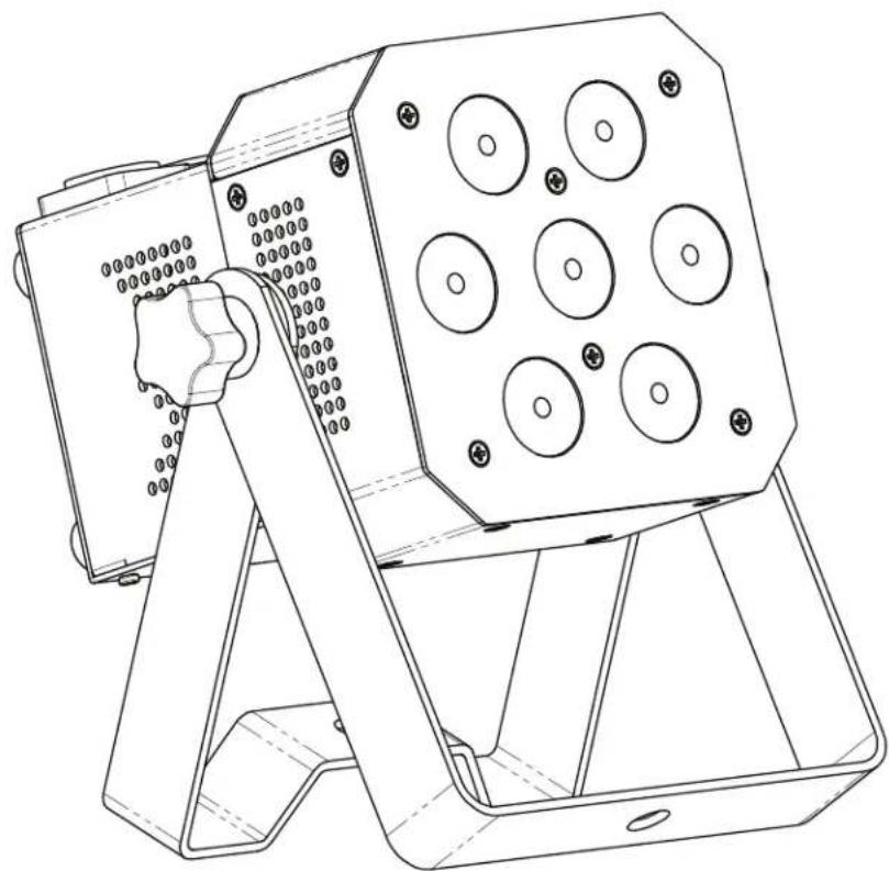 MONOPRICE PAR StageLight - PAR StageLight (RGBAW-UV) - 1