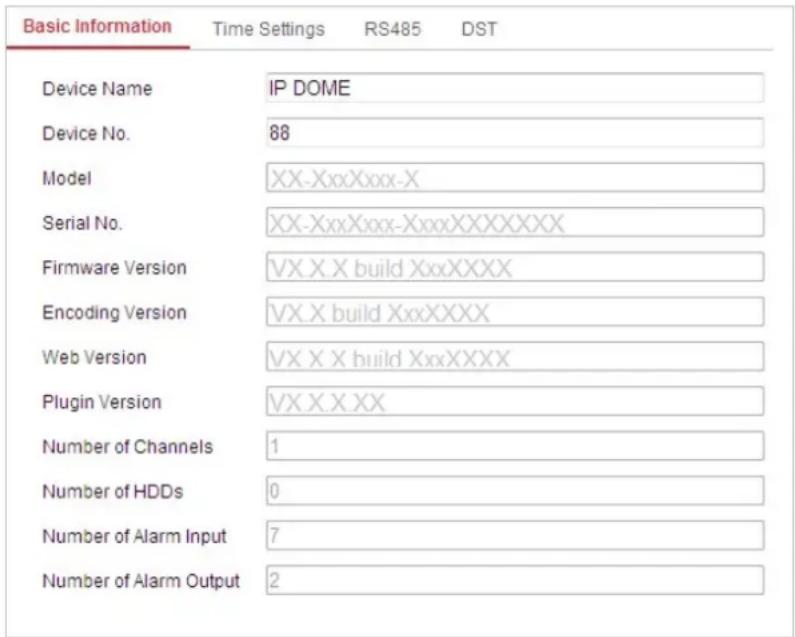Hikvision DS-2DP1636ZIX-D - Viewing Basic Informaon - 1