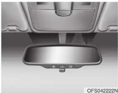 HYUNDAI Elantra GT (2017) - Day/night rearview mirror - 1