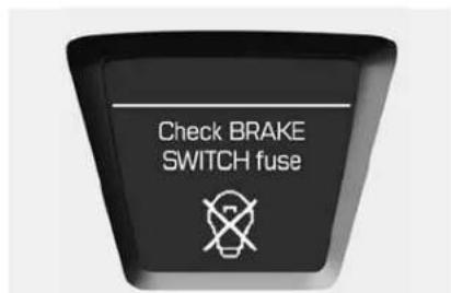 Check BRAKE SWITCH fuse