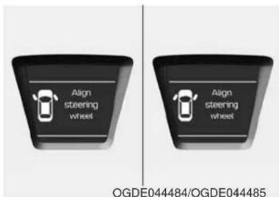 Align steering wheel Align steering wheel OGDE044484/OGDE044485