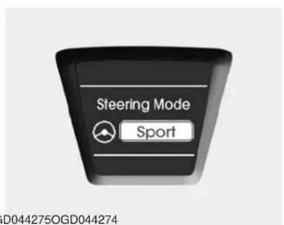 Steering Mode Sport D044275OGD044274