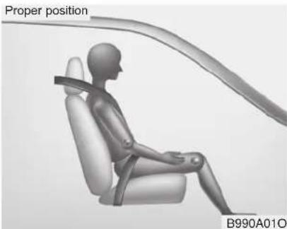 Proper position B990A01O