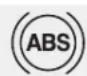 HYUNDAI Elantra GT (2017) - Electronic brake force distribution (EBD) system warning light - 1