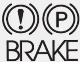 (!) (P) BRAKE