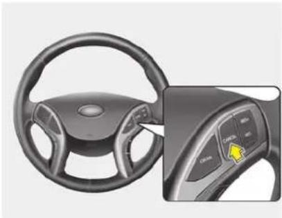 HYUNDAI Elantra GT (2017) - To temporarily accelerate with the cruise control on: - 1