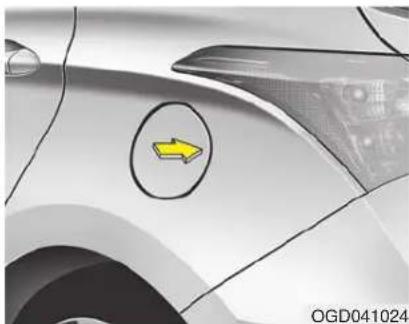 HYUNDAI Elantra GT (2017) - FUEL FILLER LID - 1