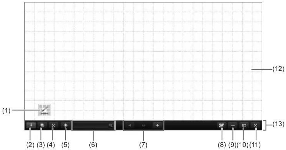 SHARP PN-ZL03A - Layout of Basic Screen - 1