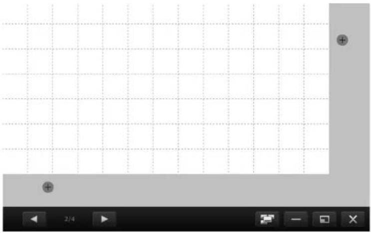 SHARP PN-ZL03A - Changing sheet size with the sheet expansion gesture - 1