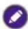 BENQ RP8601K - Installing remote control batteries - 3