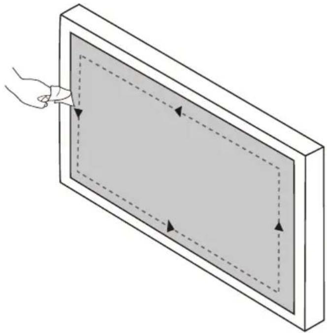 BENQ RP8601K - Important instructions for using the touch screen - 1