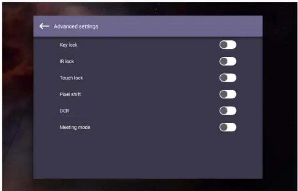 BENQ RP8601K - More settings - 2