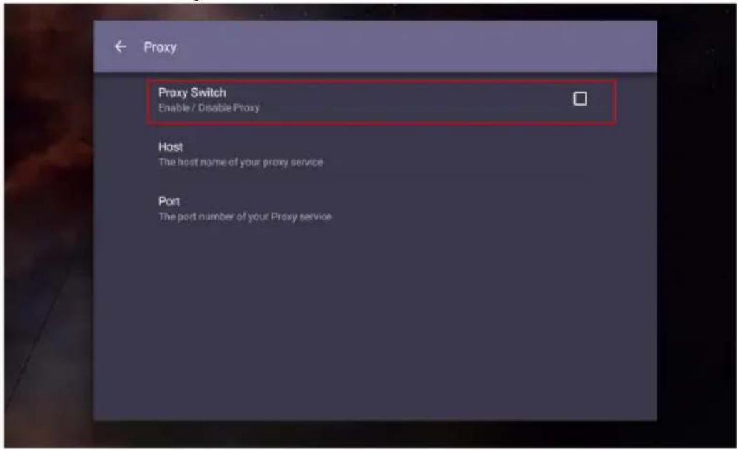 BENQ RP8601K - Proxy setting - 2
