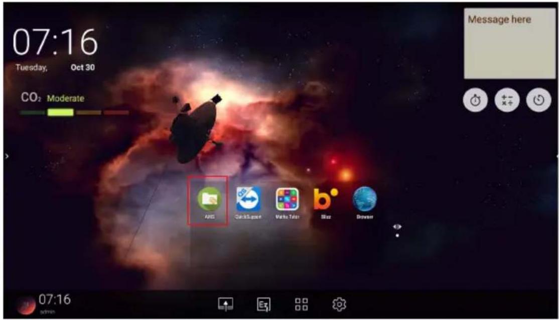 BENQ RP8601K - AMS file manager overview - 1