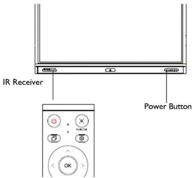 BENQ RP8601K - Turning the display on or off - 2
