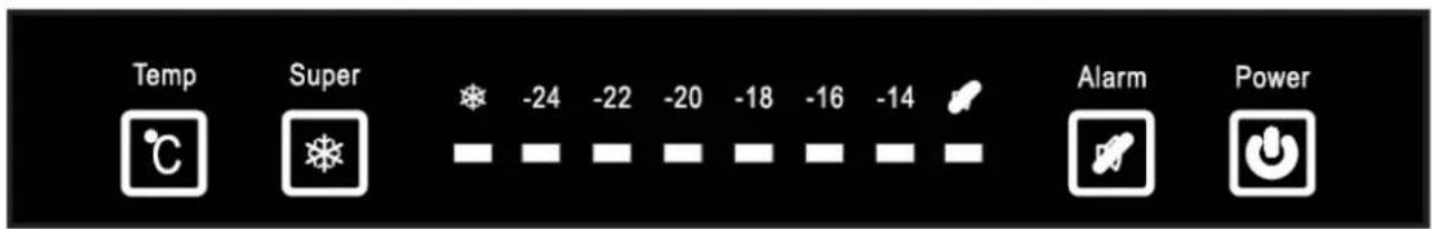 Exquisit GS 285-1NF A++E - Bedienfeld - 1