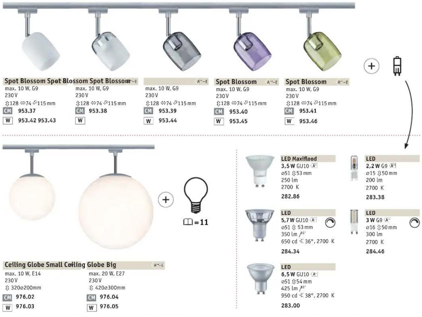 Paulmann 955.05 - URail spotlights - 2