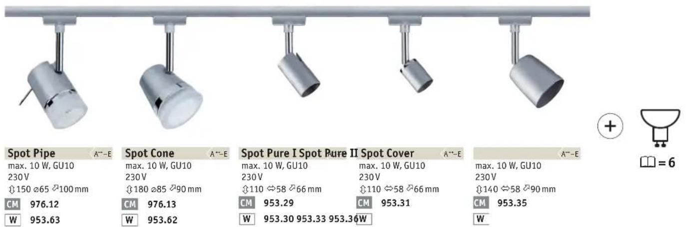 Paulmann 955.05 - URail spotlights - 1