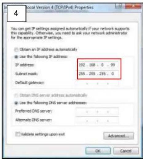 ACTi I48 - Manually Adjust the IP Address of the PC - 4