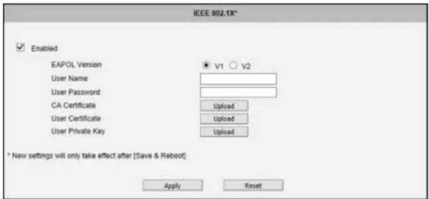 ACTi I48 - IEEE 802.1X - 1