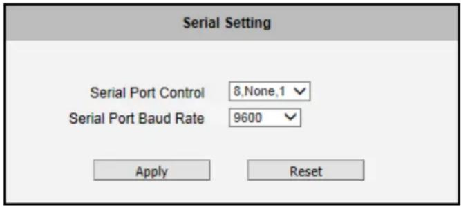 ACTi I48 - Serial Setting - 1