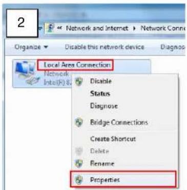 ACTi E911 - Manually adjust the IP address of the PC: - 2