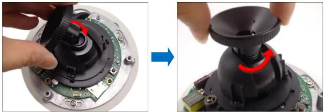 ACTi E911 - How to Replace the Lens (D91 / D92 only) - 2