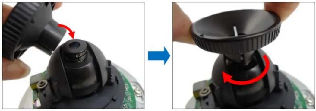 ACTi E911 - How to Replace the Lens (D91 / D92 only) - 7