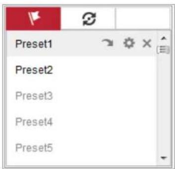 Hikvision DS-2CD7126G0-IZS - - Setting a Preset: - 1